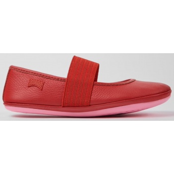 red girly leather ballerinas camper  σε προσφορά