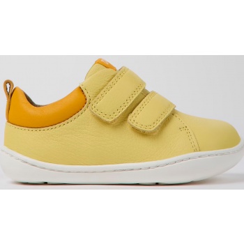 yellow boys leather sneakers camper  σε προσφορά