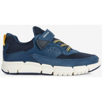 dark blue boys sneakers with suede σε προσφορά