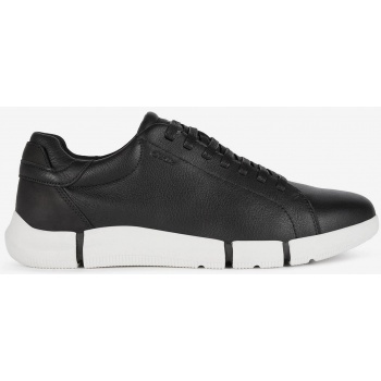 black men`s leather sneakers geox - men σε προσφορά