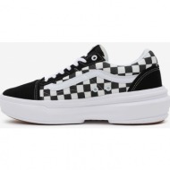  white and black checkered suede sneaker vans ua old s - ladies