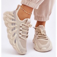 women`s fashion sock sneakers beige daxo