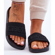  big star women`s fashion slippers ll274a158 black