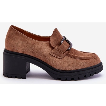 suede robust moccasins finley brown