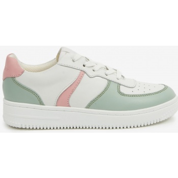 green-white girly leather sneakers σε προσφορά
