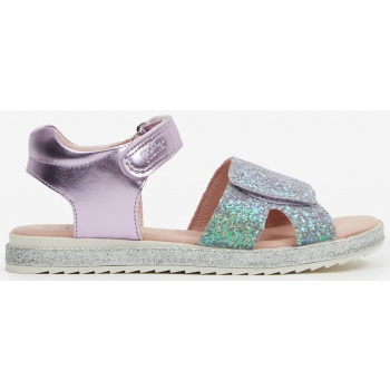 green-purple girls` metallic sandals σε προσφορά