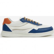  geox blue and white mens sneakers - men