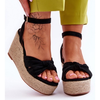women`s wedge sandals black kendall σε προσφορά