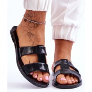  fashion vegan slippers zaxy jj285263 black