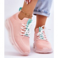  women`s slip-on sock shoes goe jj2n4081 light pink