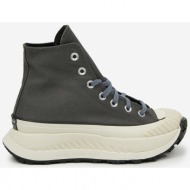  grey ankle sneakers on the converse chuck 70 at cx platform - women