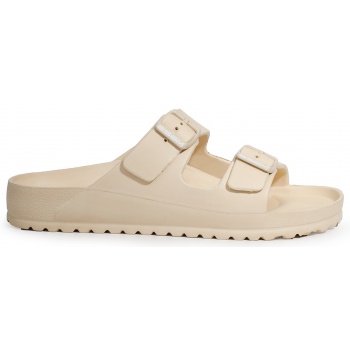 esem mules - beige - flat