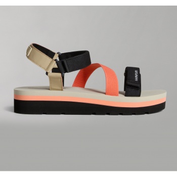 napapijri black-orange sandals - womens σε προσφορά