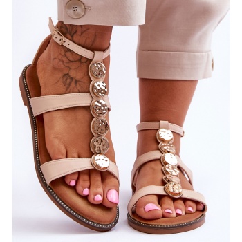 women`s sandals with decorative belt