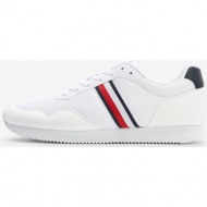  white mens sneakers tommy hilfiger core lo runner - men
