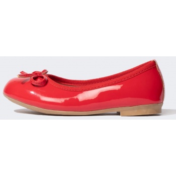defacto girl`s flat sole red faux σε προσφορά