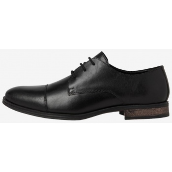 black men`s leather shoes jack & jones σε προσφορά