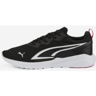  black sports sneakers puma all-day active - women