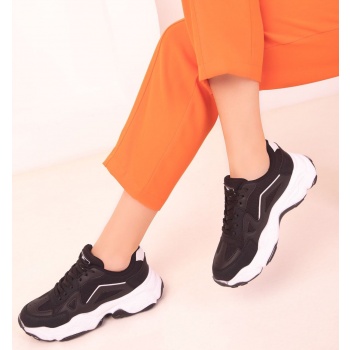 soho black and white women`s sneaker σε προσφορά