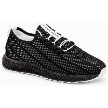 ombre men`s mesh sneakers shoes - black σε προσφορά