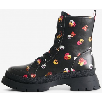 black desigual boot flowers - women σε προσφορά