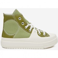  green ankle sneakers converse chuck taylor all star construct - women