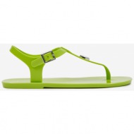  light green women`s sandals michael kors mallory jelly - ladies