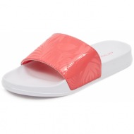  orsay coral-white ladies patterned slippers - women