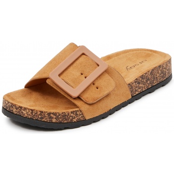 orsay brown suede slippers for women  σε προσφορά