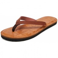  orsay brown women`s flip-flops - women