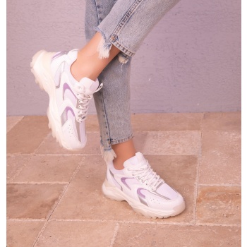 soho white-silver-lilac women`s sneaker σε προσφορά