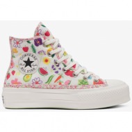  white women patterned ankle sneakers converse chuck taylor all st - ladies