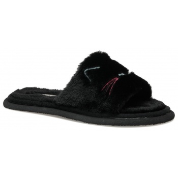 polaris plush slippers - black - flat σε προσφορά