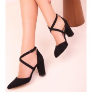  soho high heels - black - block