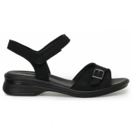  polaris sandals - black - flat