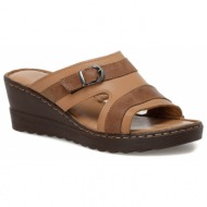  polaris slippers - brown - wedge
