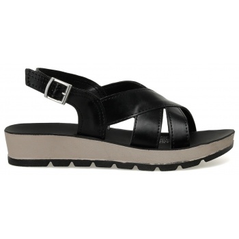 polaris sandals - black - flat