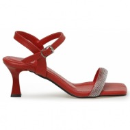  butigo sandals - red - stiletto heels