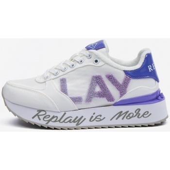 replay shoes scarpa white lilac - women σε προσφορά