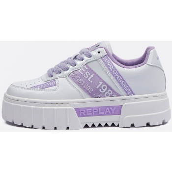 replay shoes scarpa white lilac - women σε προσφορά