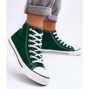 γυναικεία classic high sneakers green σε προσφορά
