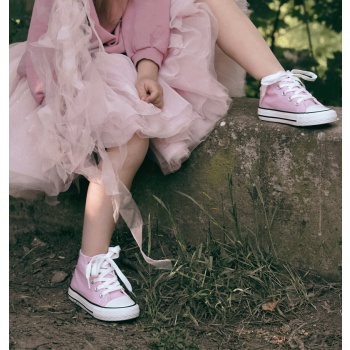 παιδικά high sneakers pink filemon σε προσφορά