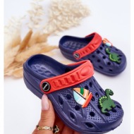  παιδικά αφρός ελαφριά σανδάλια crocs navy blue γλυκά
