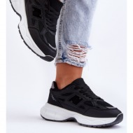  μοντέρνα γυναικεία αθλητικά παπούτσια με πλέγμα venice black