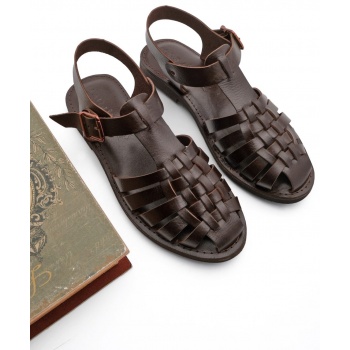 marjin sandals - brown - flat σε προσφορά