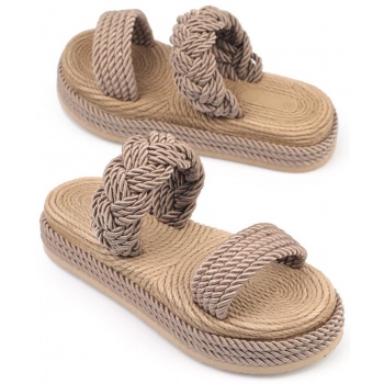 capone outfitters sandals - beige - flat σε προσφορά