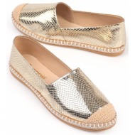  capone outfitters espadrilles - gold - flat