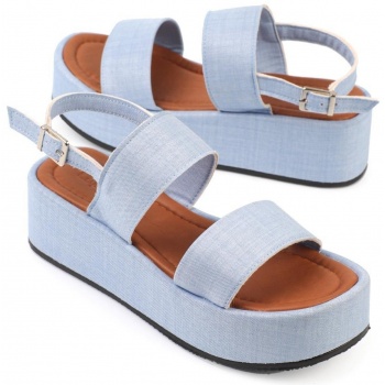 capone outfitters sandals - blue - flat σε προσφορά