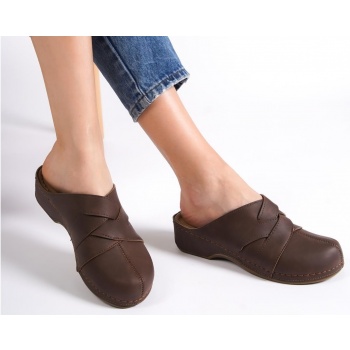 capone outfitters mules - brown - flat σε προσφορά