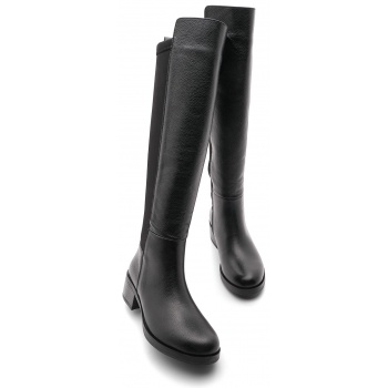 marjin knee-high boots - black - flat σε προσφορά